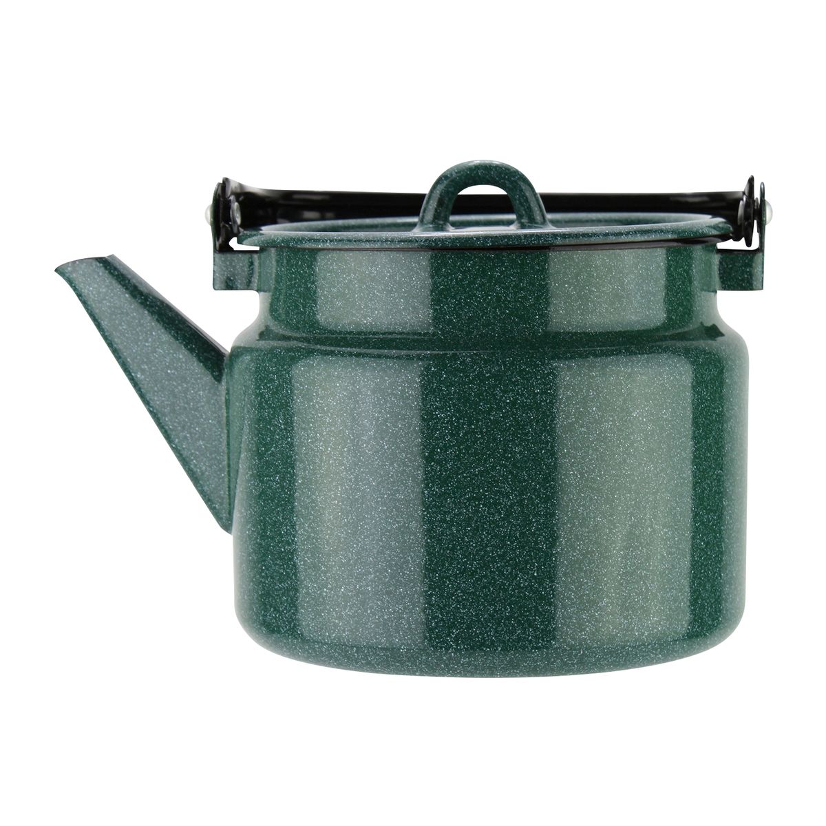 FANTUZZI - Tetera 2 Litros acero esmaltado verde Fundo Fantuzzi