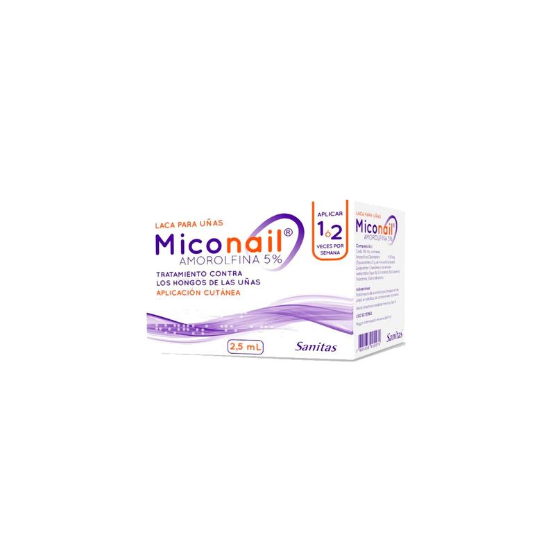 GENERICO - Antimicotico para Uñas Miconail 5% 2,5 ml