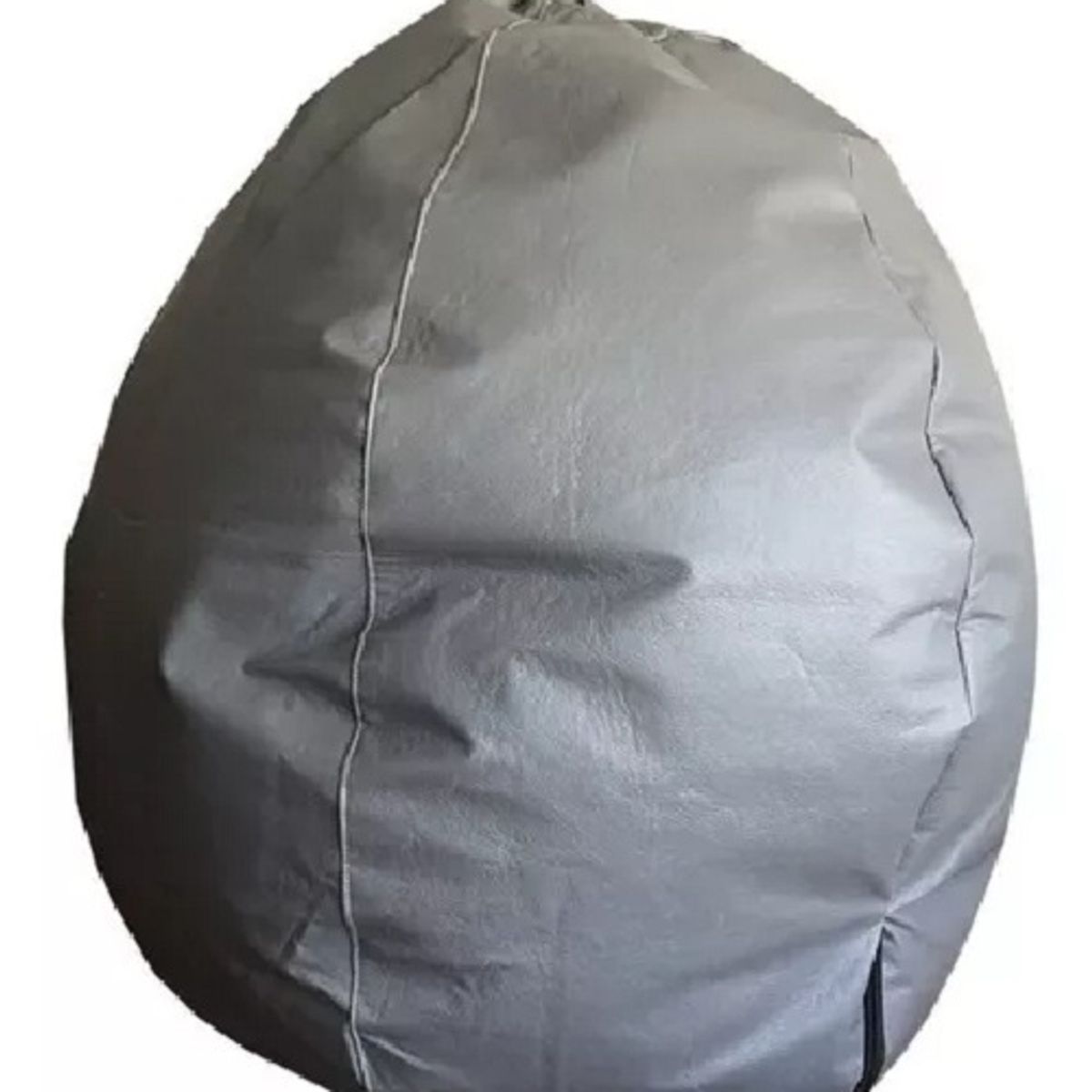 REHUCE - Puff Pera Eco Cuero L gris