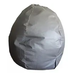 REHUCE - Puff Pera Eco Cuero L gris