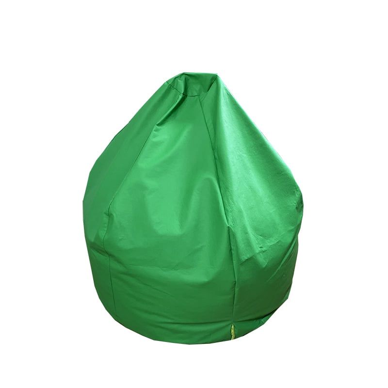 REHUCE - Puff eco cuero tamaño L - Verde
