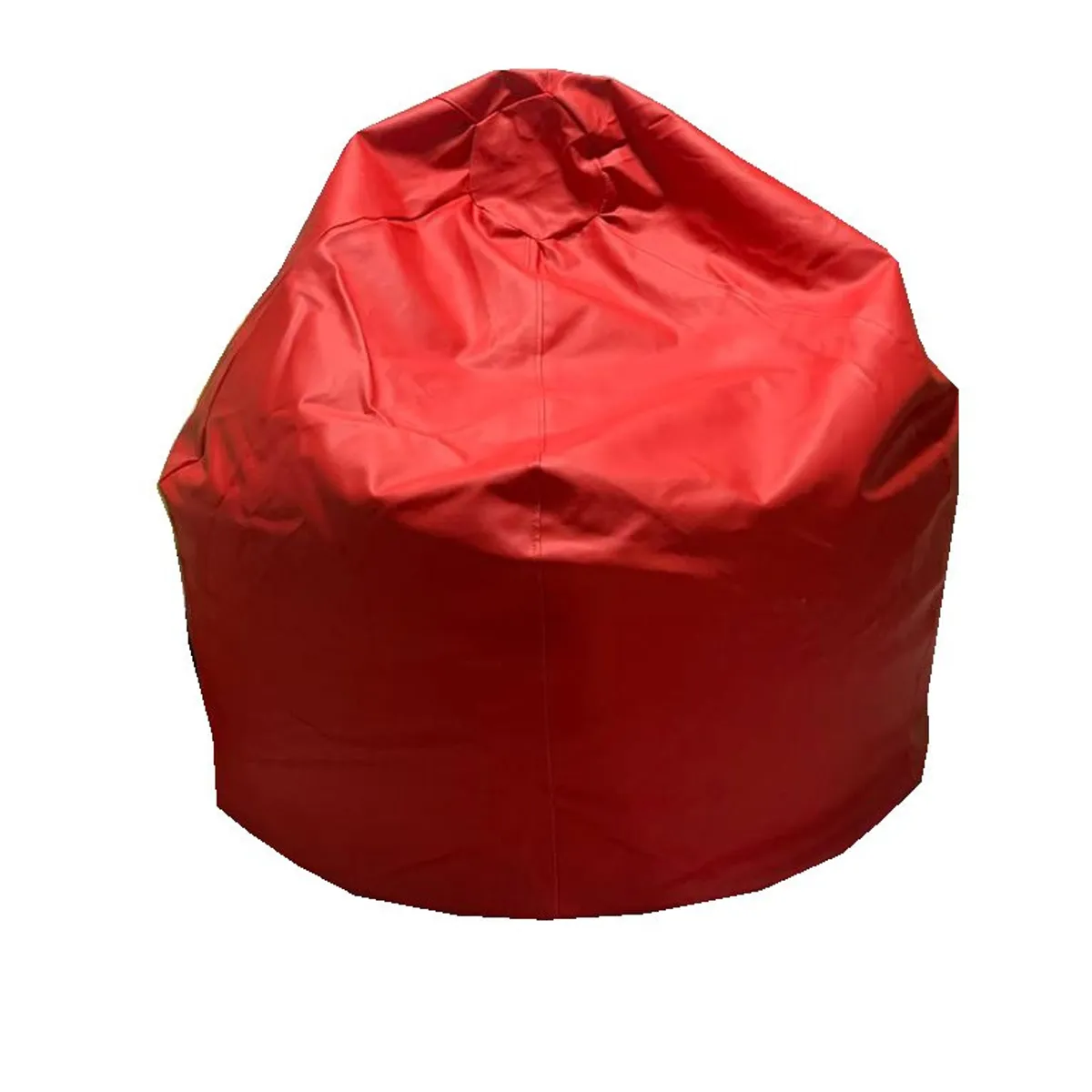 REHUCE - Puff eco cuero tamaño L - Rojo