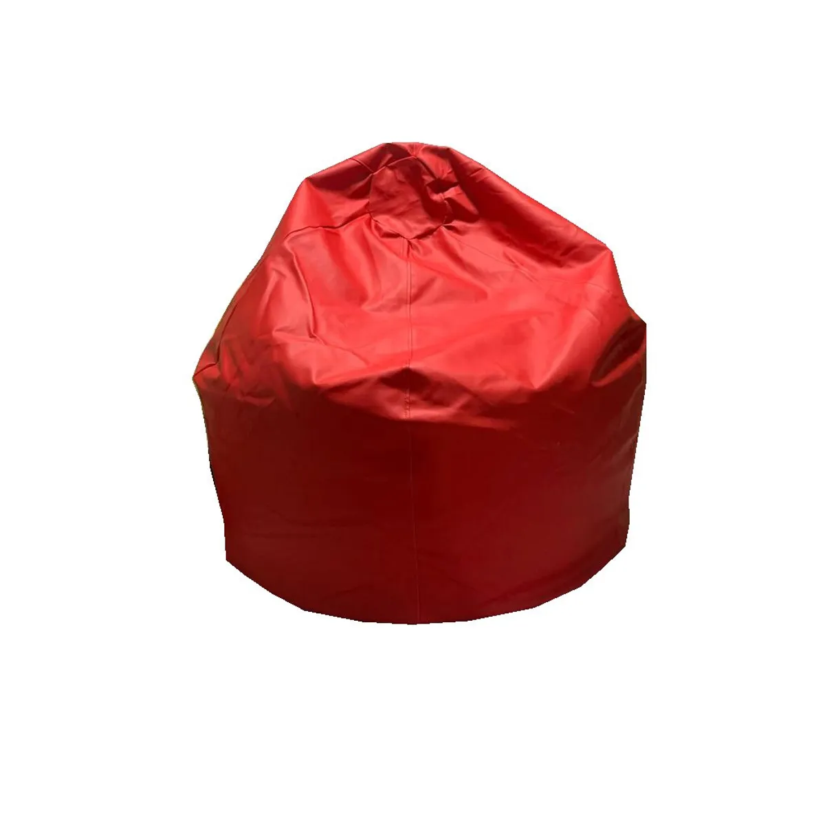 REHUCE - Puff eco cuero tamaño L - Rojo