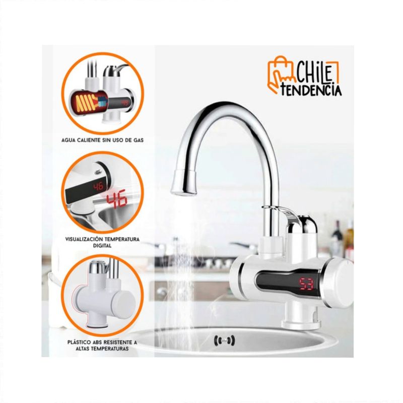 Llave Agua Caliente Eléctrico Lavaplatos Sodimac Falabella