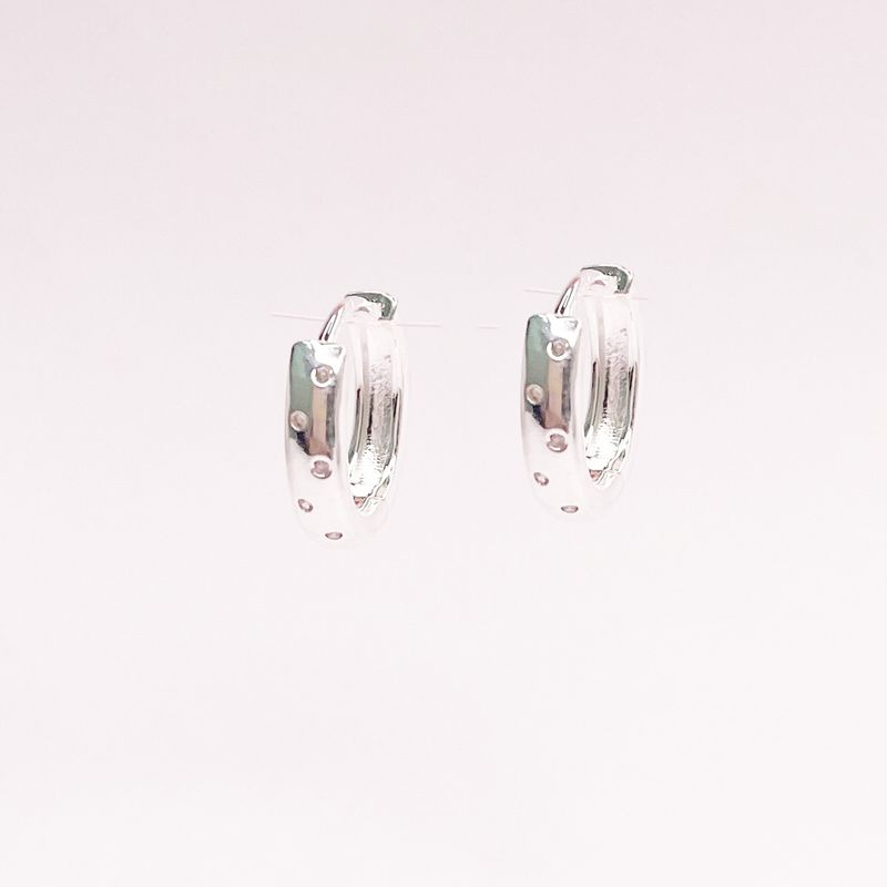 GENERICO - Aros Mujer Argolla Kimi 10 mm Philippa Joyas