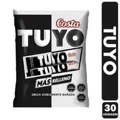 COSTA - Tuyo - Oblea Doblemente Bañada De (Bolsa Con 30 Uni)