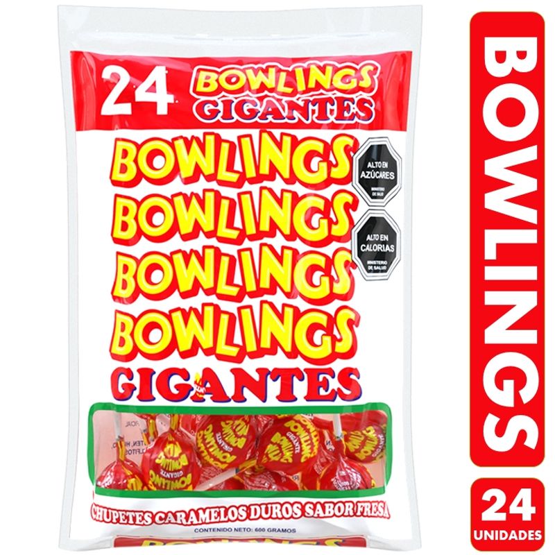 GENERICO - Coyacs Bowling Rojo - Coyak Grande De Fruna Bolsa Con 24 Un