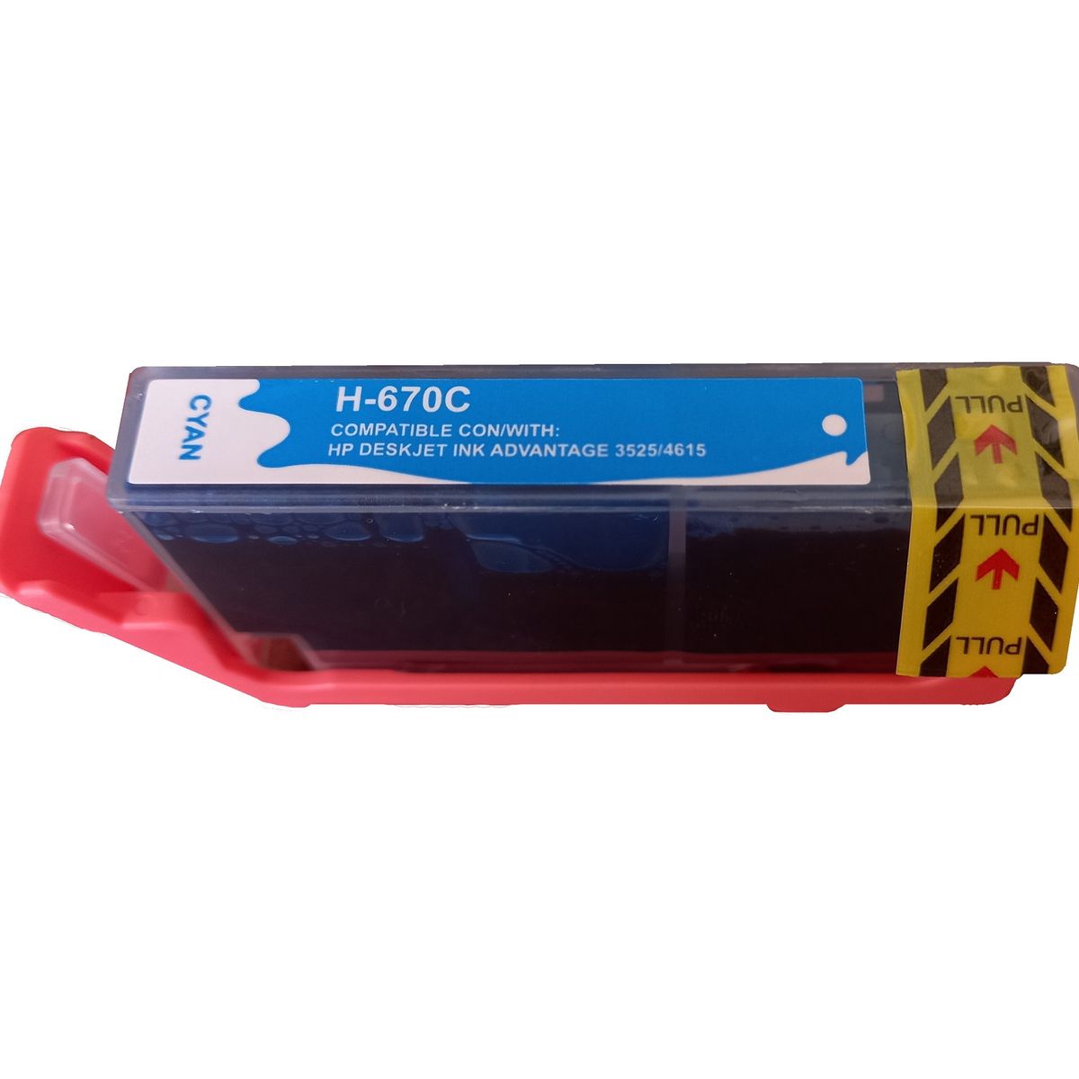 GENERICO - Tinta compatible con HP 670 XL Cyan para 550 Copias HP670 C