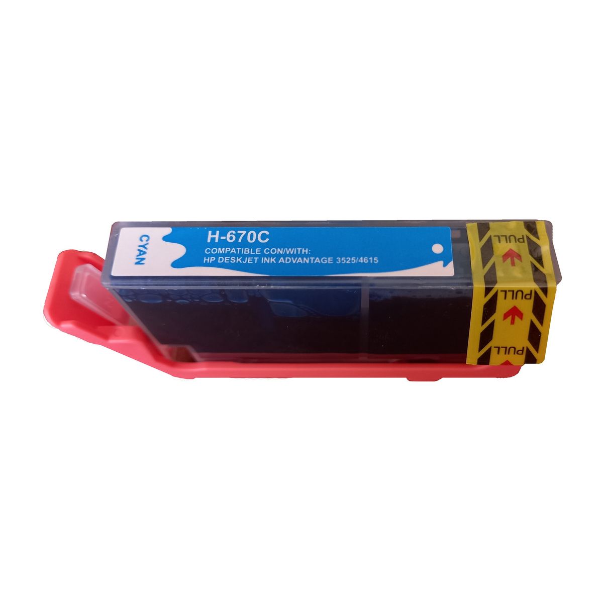 GENERICO - Tinta compatible con HP 670 XL Cyan para 550 Copias HP670 C