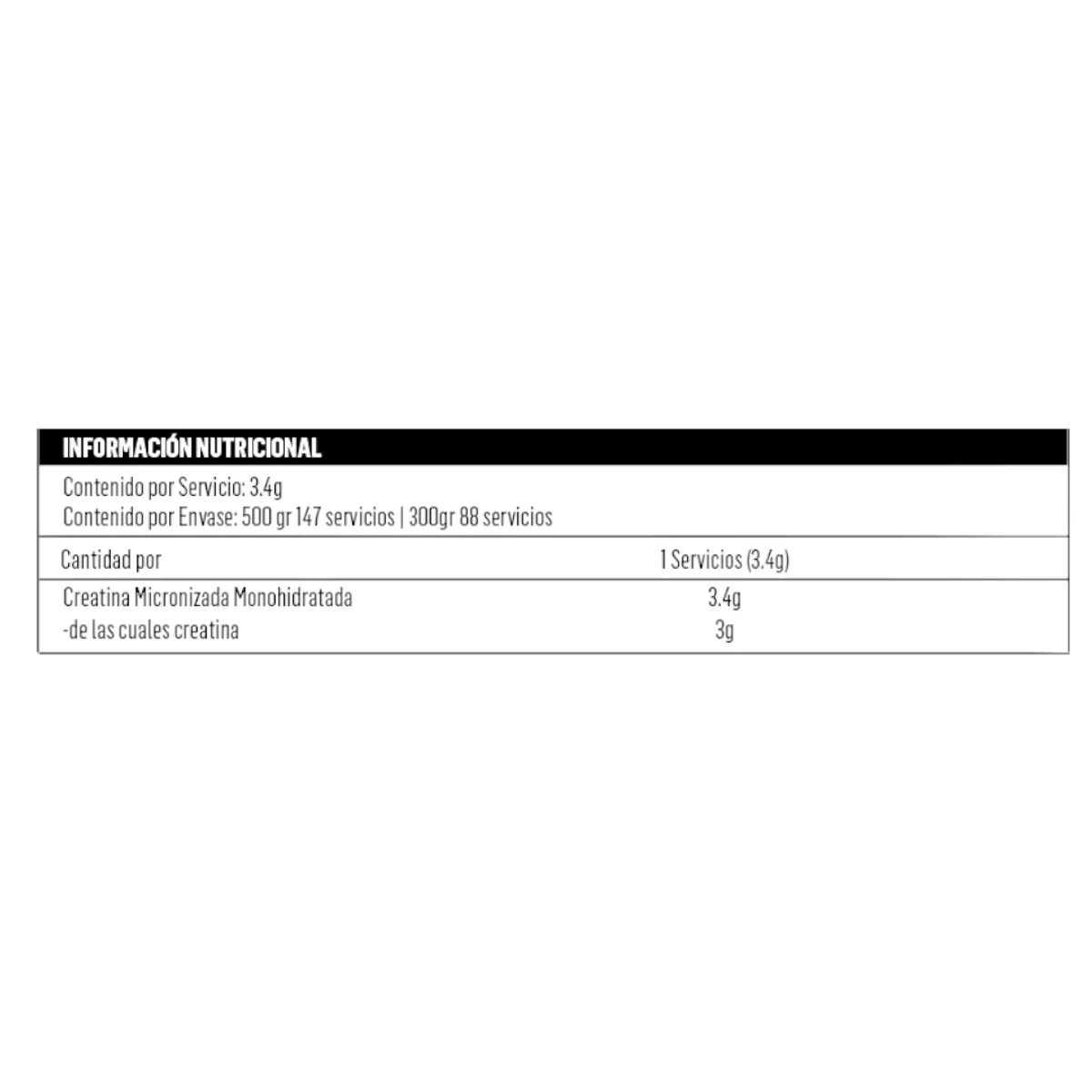BIOTECH USA - CREATINA MONOHIDRATADA  88 SERVICIOS 300GR - BIOTECHUSA