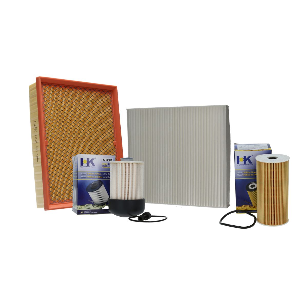 GENERICO - Filtros Aceite+aire+petróleo+polen Nissan NP300 2.3 16/21