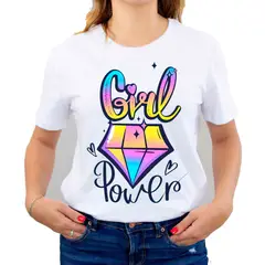 CHATICAS - Polera 100% Algodón Feminista Girl Power 8 De Marzo C24