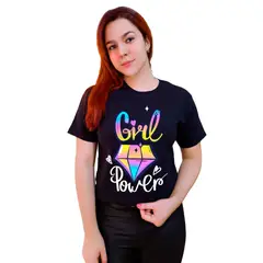 CHATICAS - Polera 100% Algodón Feminista Girl Power 8 De Marzo C24