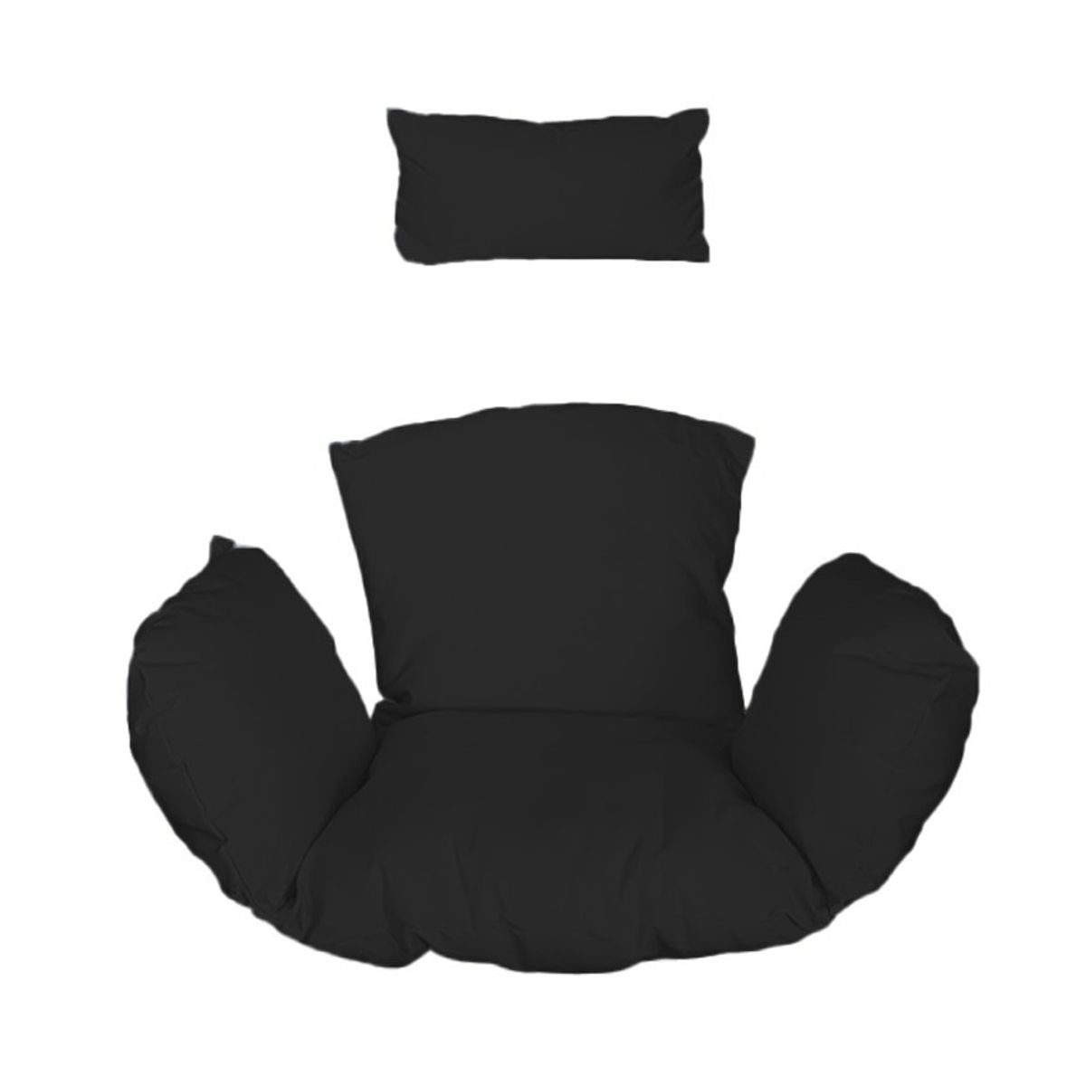 COJÍN PARA SILLA COLGANTE NEGRO, marca EL BARCO - Foto Principal