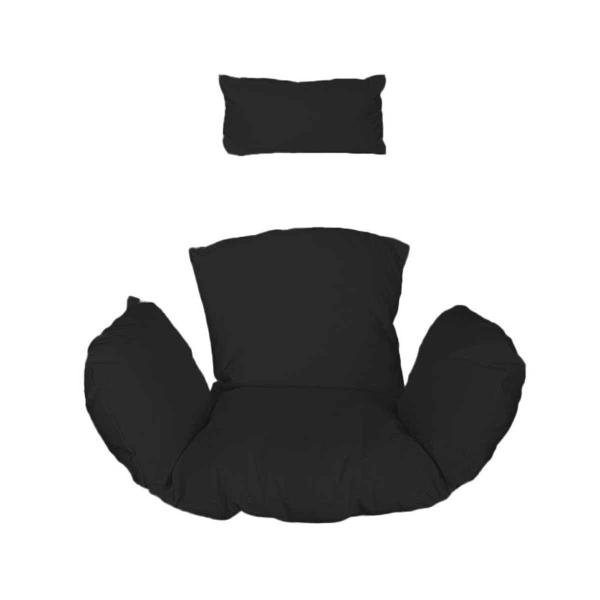 COJÍN PARA SILLA COLGANTE NEGRO, marca EL BARCO - Foto Principal