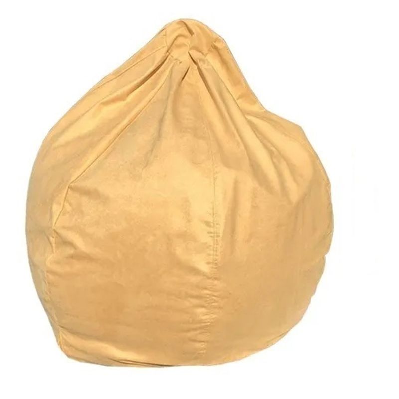 REHUCE - Puff Pera L Gamuza Amarillo