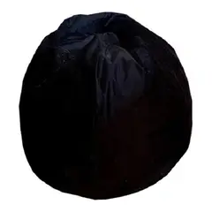 REHUCE - Puff Pera Gamuza L Negro