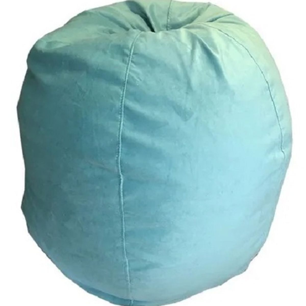 REHUCE - Puff Gamuza tamaño L  - Celeste