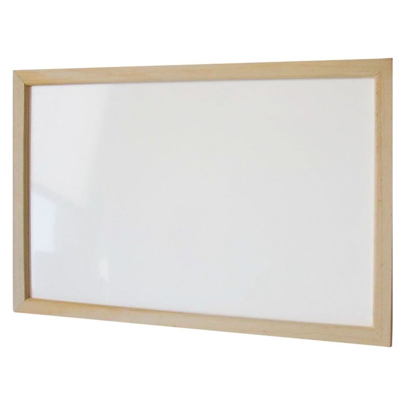FULTONS - Pizarra Blanca Mural 60X90 cm Marco de Madera