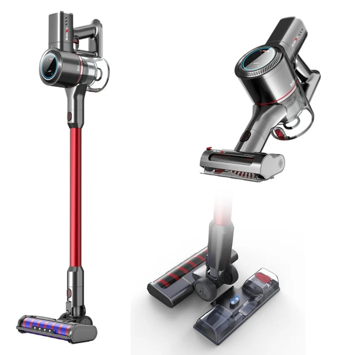 BEHNKE - Aspiradora y trapeador inalámbrico Force Power