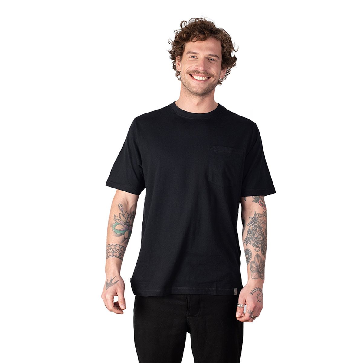 LENGA - Polera Hombre Manga Corta Con Bolsillo Quillay