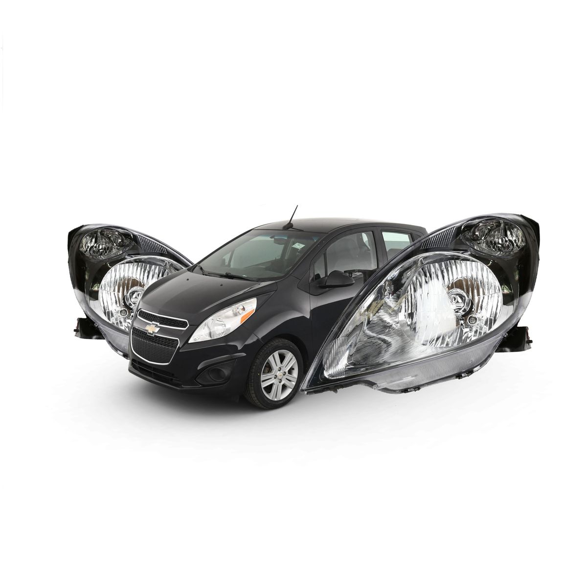 GENERICO - Par Opticos Chevrolet Spark 2013/2018