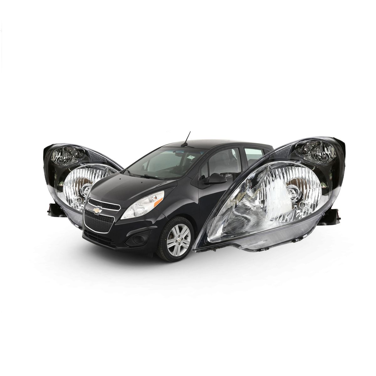 GENERICO - Par Opticos Chevrolet Spark 2013/2018