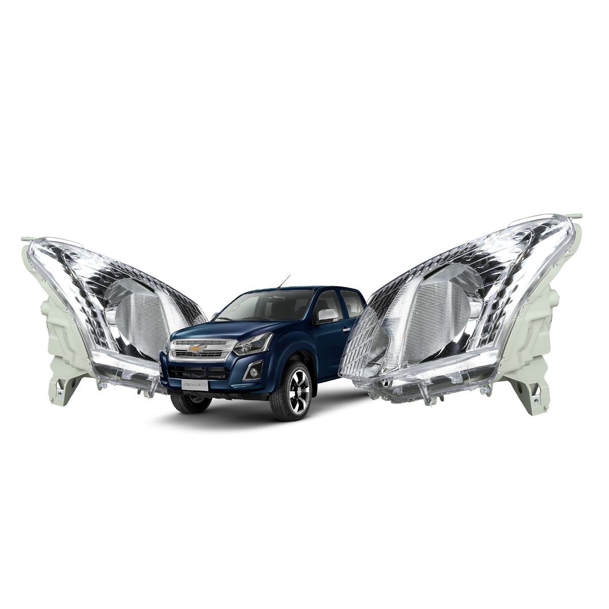 GENERICO - Par Opticos Chevrolet Dmax 2005/2009