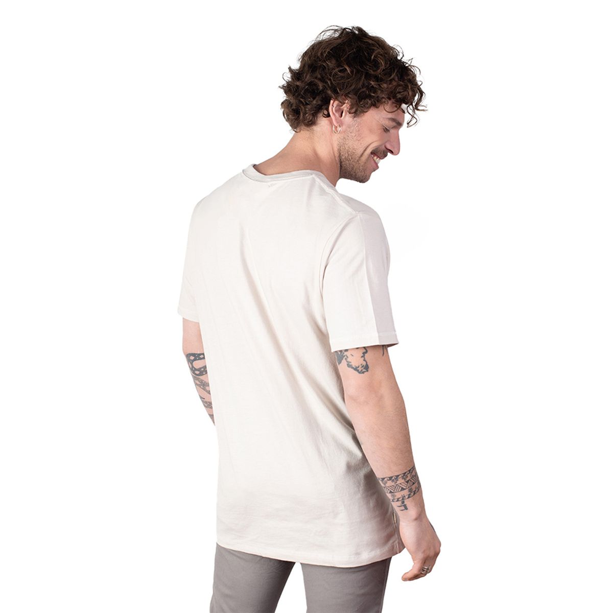 LENGA - Polera Hombre Manga Corta Con Bolsillo Quillay