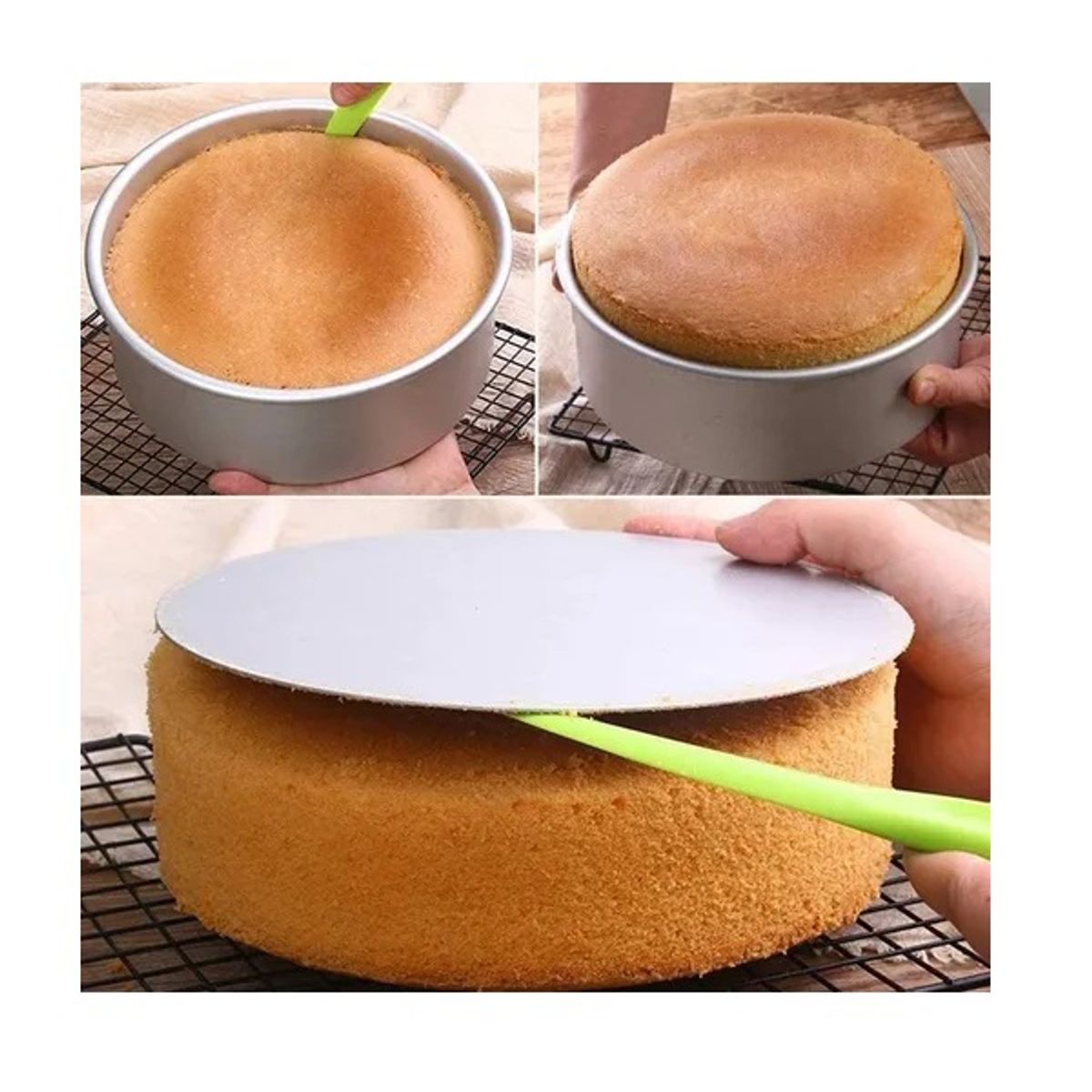 PASTELERIUS - Molde De Aluminio Para Torta Molde Desmontable Molde 32x10cm