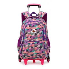 CAPIBAG - Mochila Escolar de 6 Ruedas