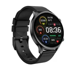 STARTECHOFFICE - Reloj Inteligente Smartwatch Wearables S37 Correa Silicona Negra