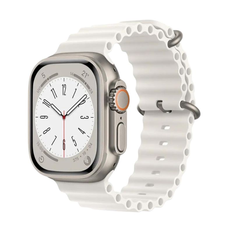 FOXYSMART - Correa OCEAN Para Apple Watch de 38 a 41 mm BLANCA
