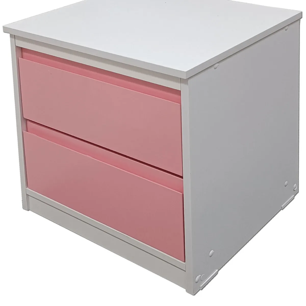 DECORACION CREATIVA - Velador 2 C Rosado X2 Minimal