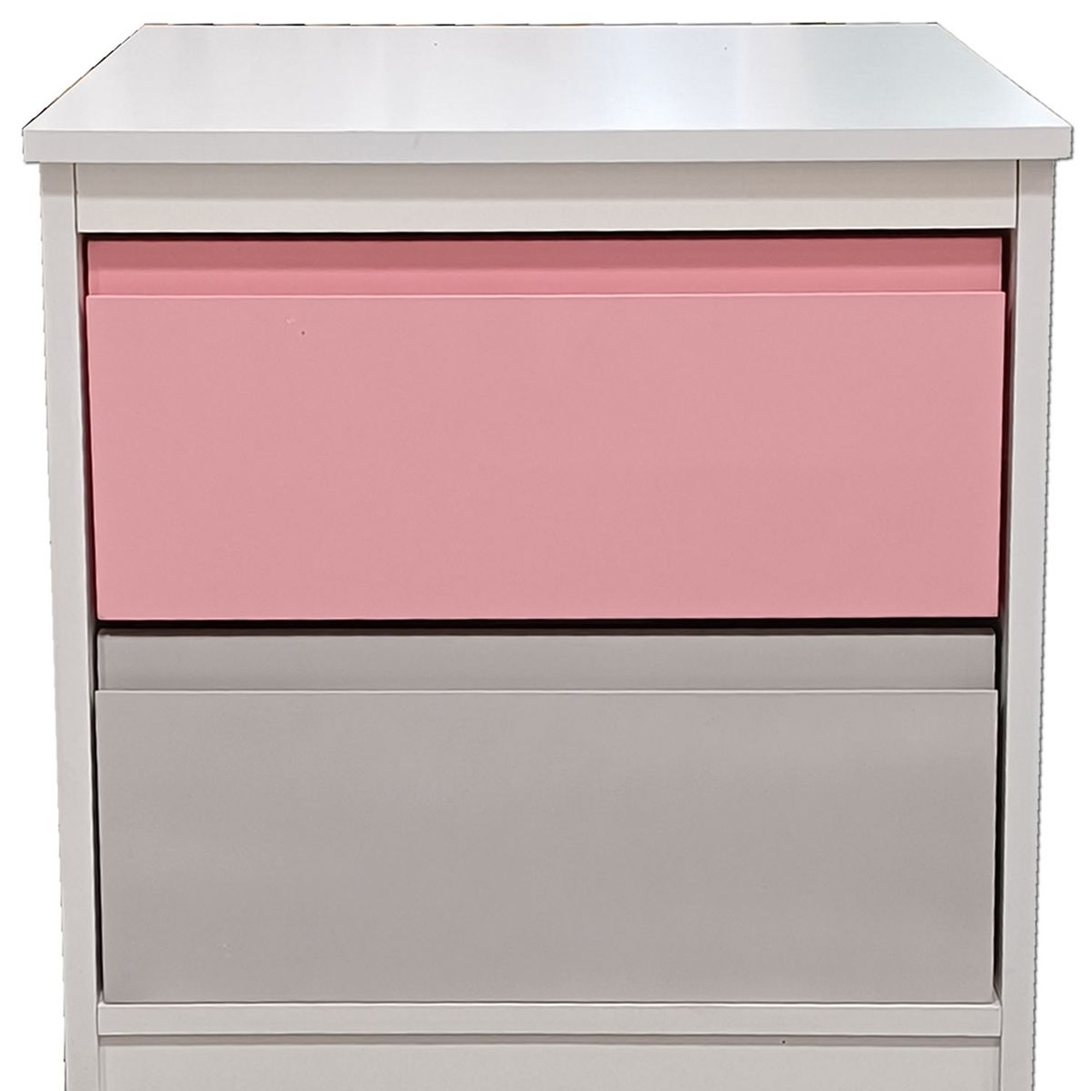 DECORACION CREATIVA - Velador 2 C Rosado Gris Minimal