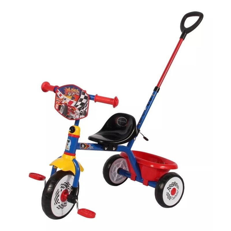 BESTOYS - Triciclo con empujador Apache Auto F1