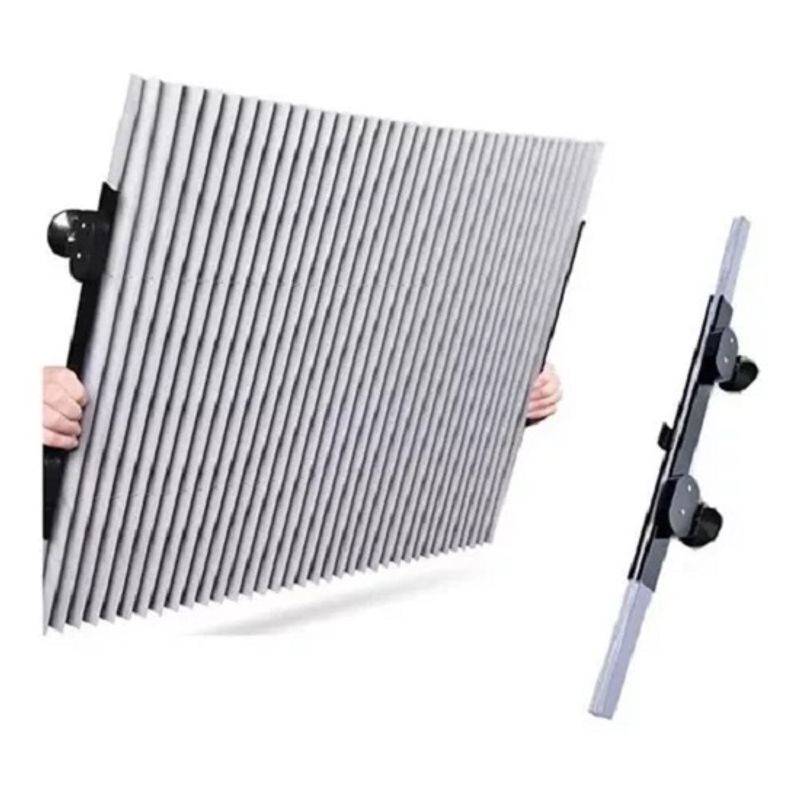 GENERICO - Quitasol Retractil Enrollable Parabrisa Auto 46x140 261017