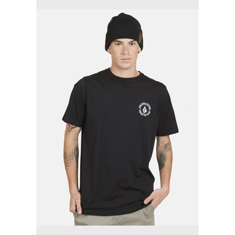 VOLCOM - Polera BLACK FRIDAY S/S TEE Hombre Negro Volcom.