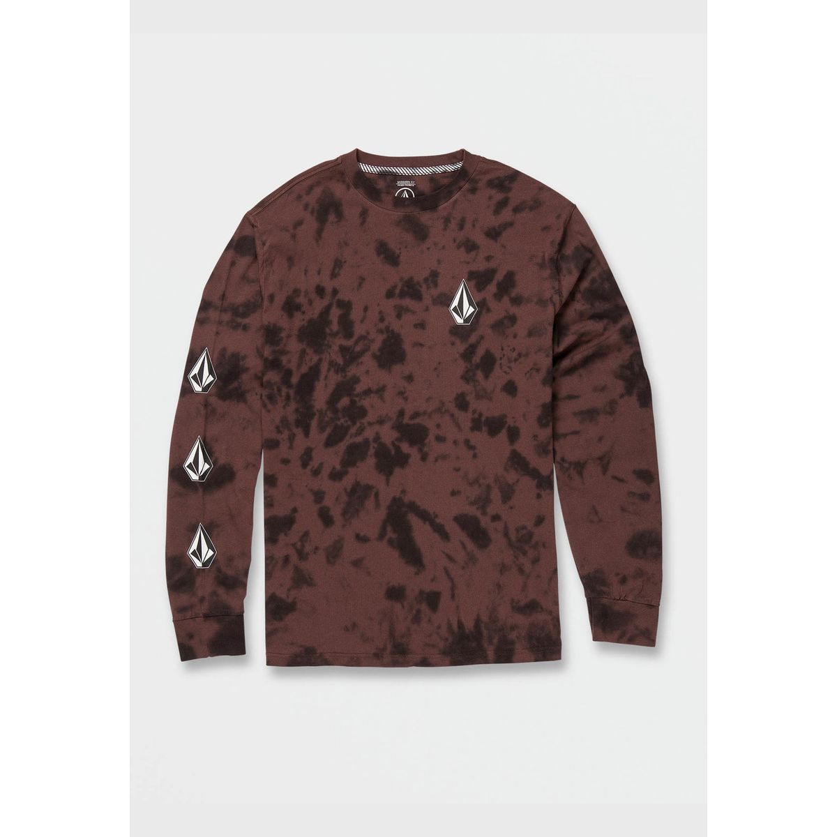 VOLCOM - Polera ICONIC STONE DYE LST Hombre Rojo Volcom