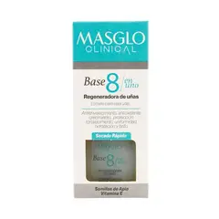 MASGLO - BASE 8 EN 1 REGENERADORA DE UÑAS X13.5ML