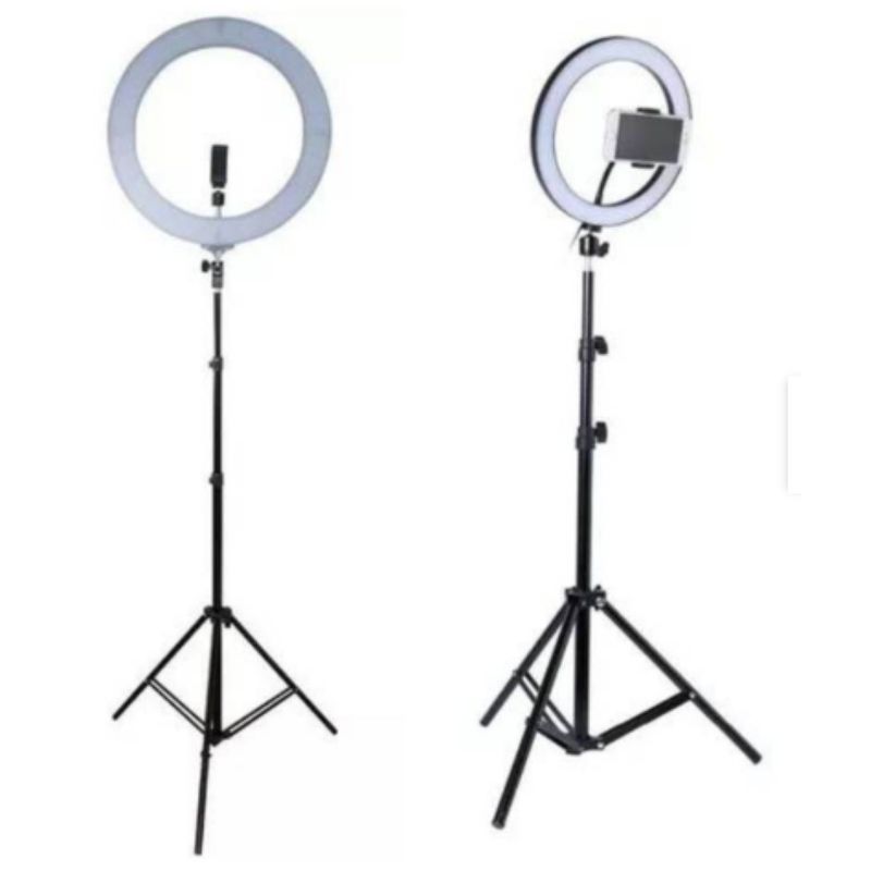 GENERICO - Aro De Luz Led 30cm  Trípode 2metros  Porta Celular