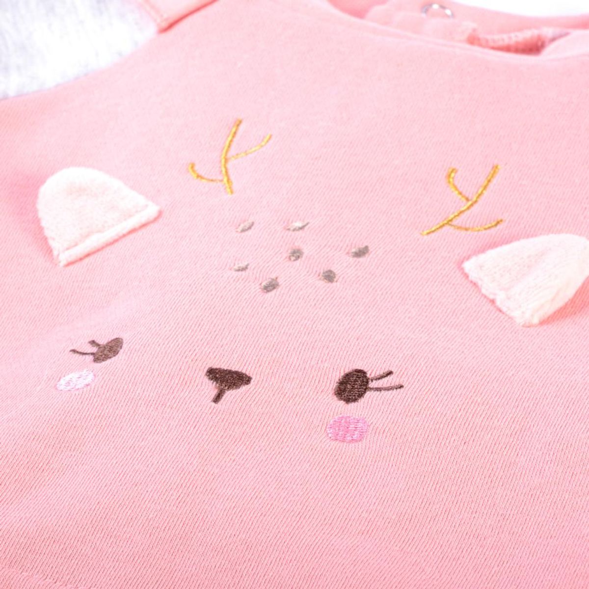 PILLIN - Set 2 Pzas Pijama Bebé Niña Gris Pillin - Gris