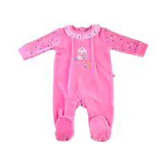 PILLIN - Osito Plush Bebé Niña Fucsia - Fucsia