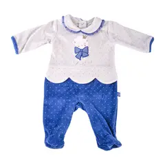 PILLIN - Osito Plush Bebé Niña Celeste