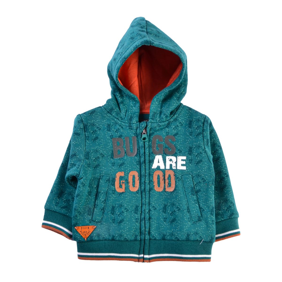 PILLIN - Polerón Bebé Niño Verde oscuro Pillin PILLIN