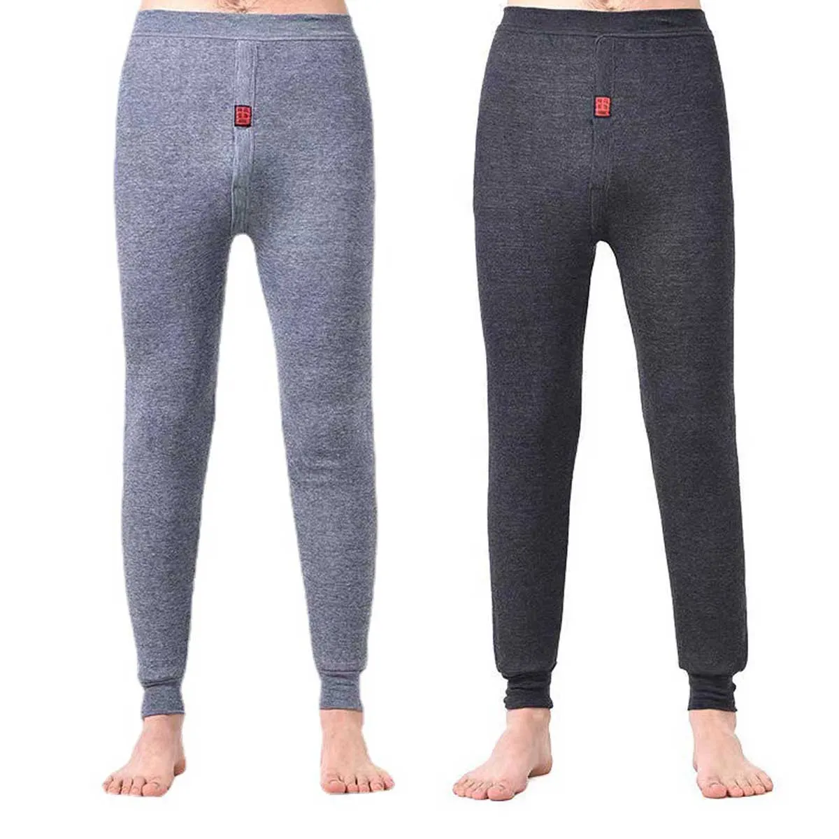 EVERSO - Pack6 Calza De Polar Para Hombre Invierno Calzoncillo Largo