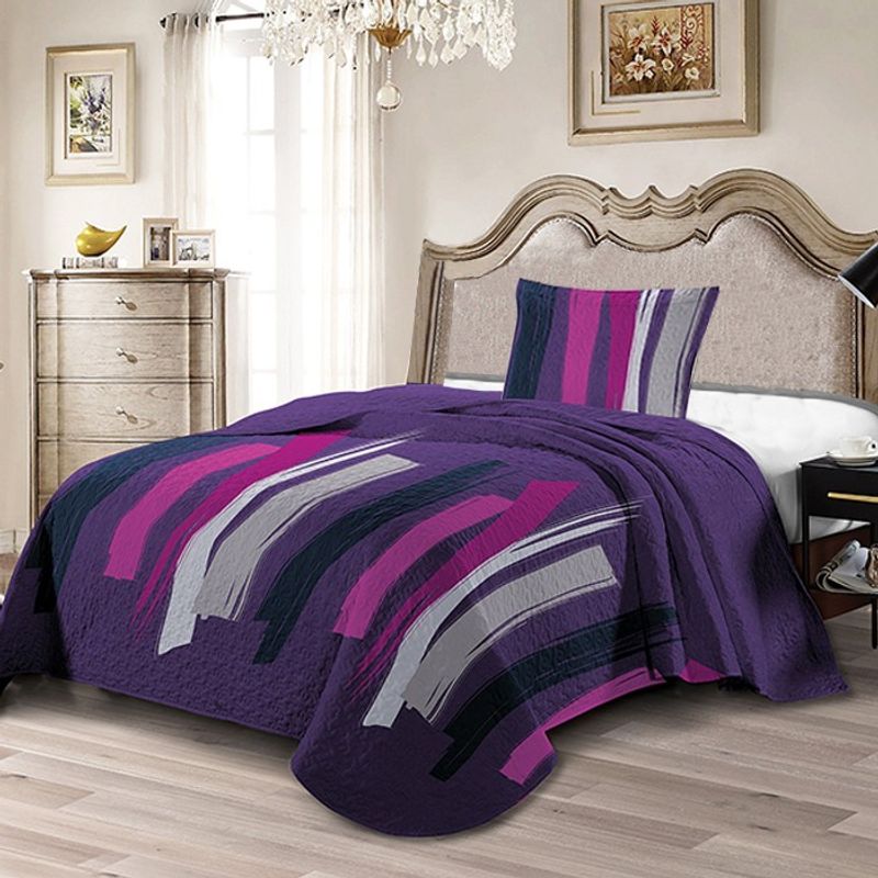IDETEX - Quilt Idetex Microfibra Estampado modelo Trevia