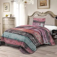 IDETEX - Quilt Microfibra Estampado modelo Platani