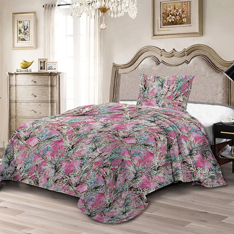 IDETEX - Quilt Idetex Microfibra Estampado modelo Fiora