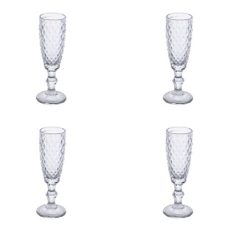 IDETEX - Set 4 Copas Espumante Vidrio marca Cuisine by Idetex modelo Vicenza